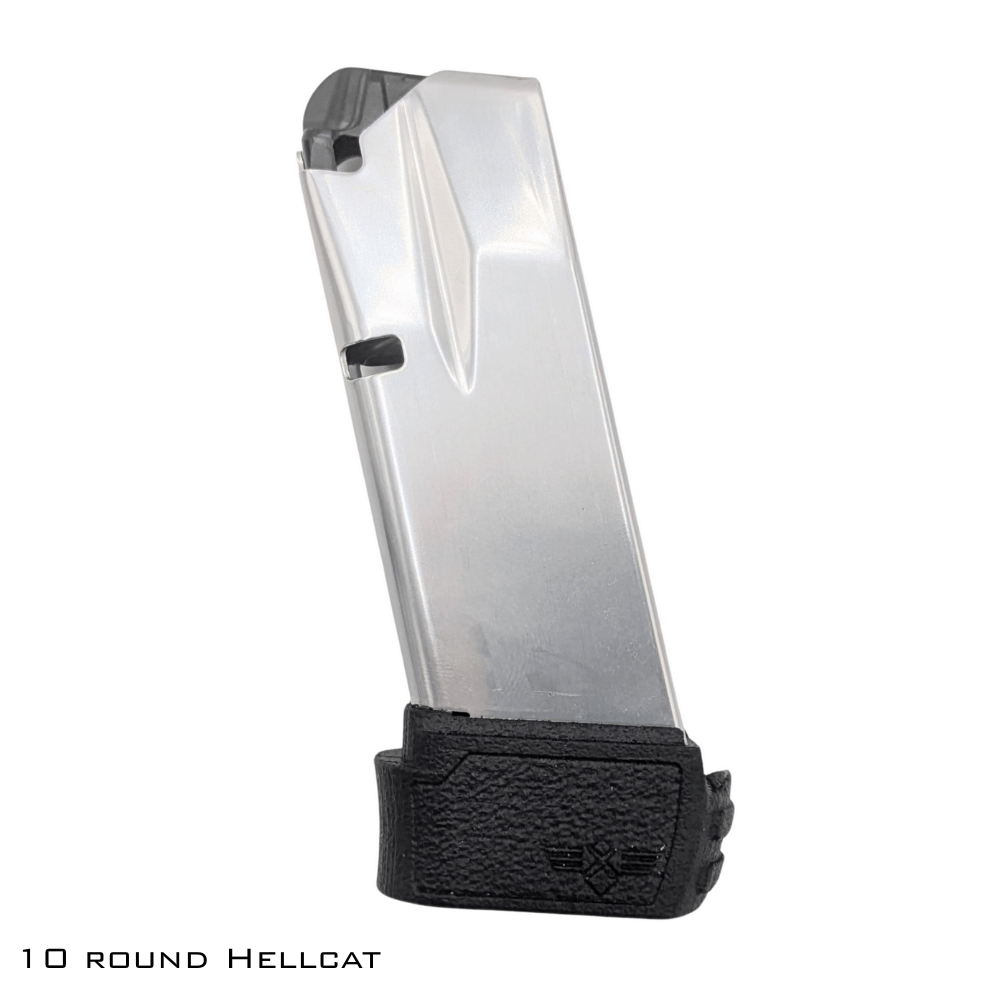 Springfield Hellcat 10 round extended magazine with grip extension
