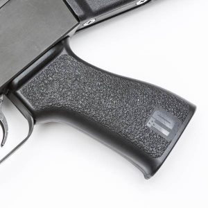 Tango Down BG-AK grip shown leaning left in black color mounted to AK rifle