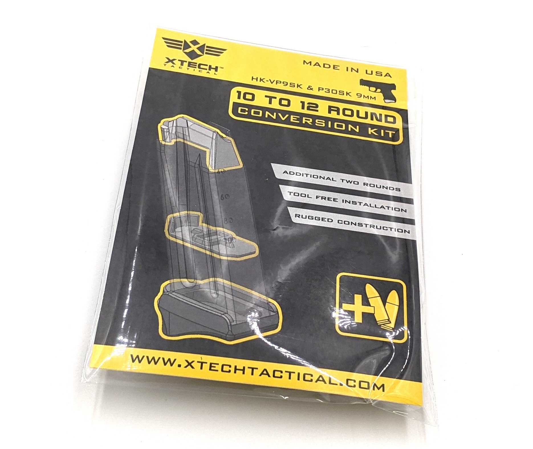 HK VP9SK & P30SK 9mm 10 to 12 RD Conversion Kit - Image 2