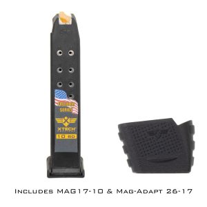 10 round state extended magazine for Glock 26