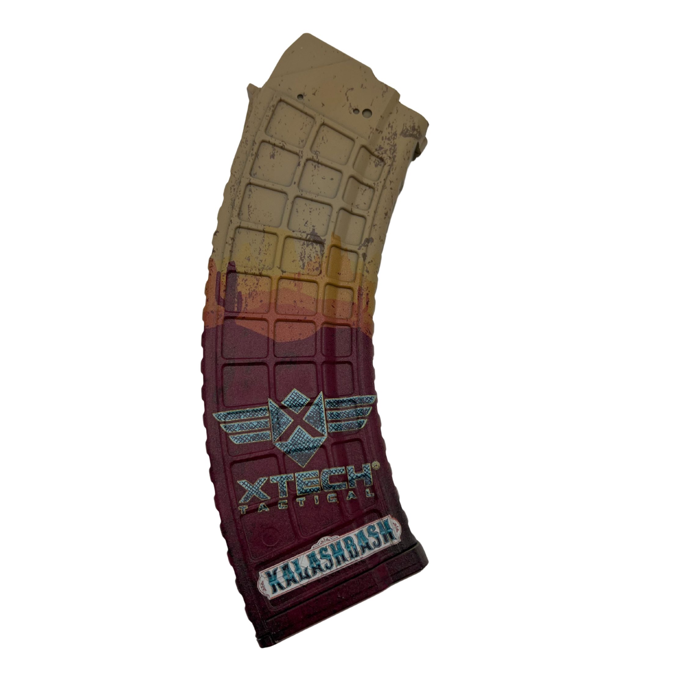 Back side of Kalash Bash AK 47 mag