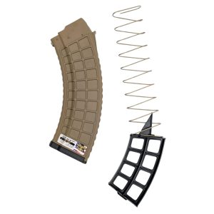 10rd state compliant AK magazine upright facing left
