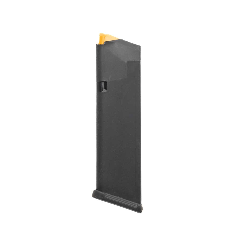 17 round 9mm Magazine for Glock upgraded and upright facing left in black color